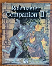 Rolemaster Companion II ICE 1st US Edition Book 1987 Vintage #1600 Iron Crown