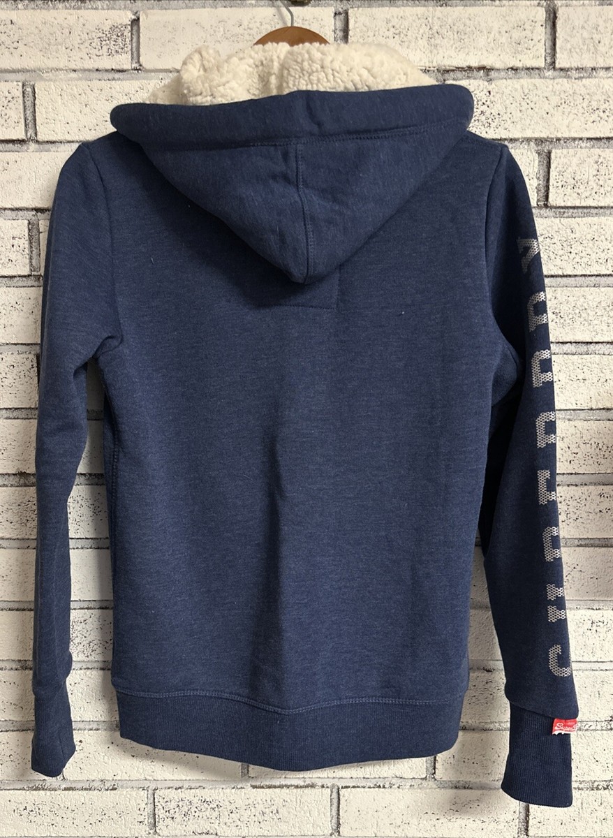 日本未入荷 【Superdry】Collegiate State Hoodie 関税/送料込み Sweatshirt SUPERDRY Blue size M International in Polyester