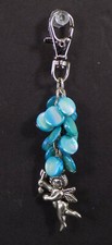 KEYCHAIN / KEYRING / HANDBAG CLIP ON ACCESSORY / BEADS CHARMS / FASHION GIFT