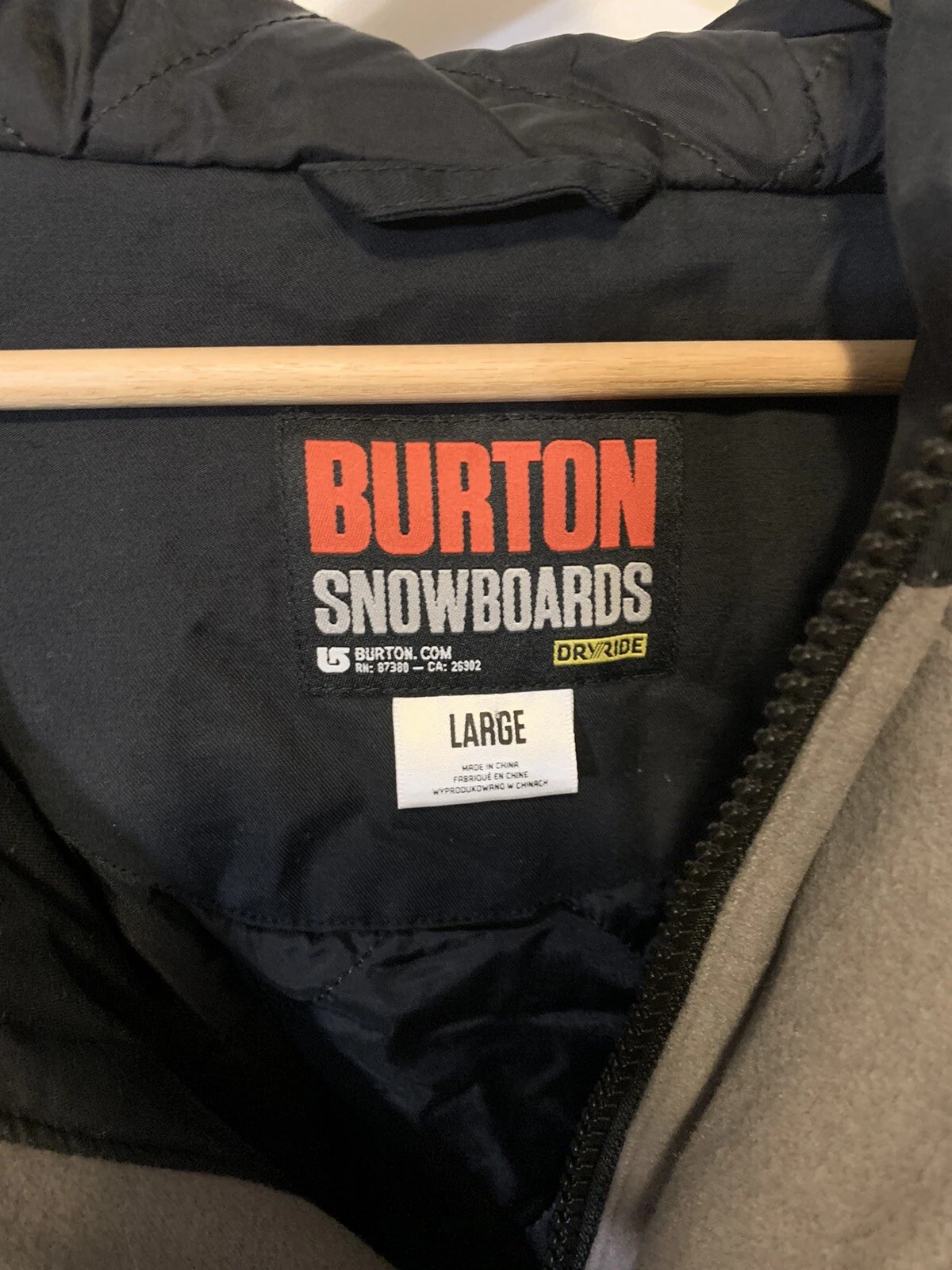 burton snowboarding dryride ski jacket