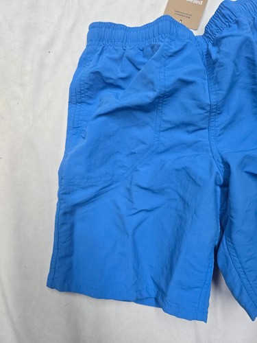 Patagonia $49 Kids Baggies Nylon Shorts 7" Lined Vessel Blue Size L Large 12 New - Picture 4 of 7