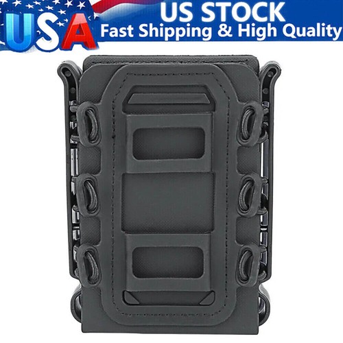 Custodia per riviste 5,56 mm 7,62 mm con clip MOLLE e clip da cintura supporto Mag universale - Foto 2 di 13