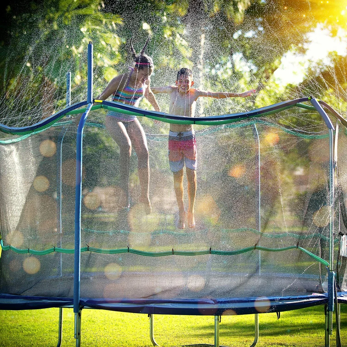 Trampoline accessories top