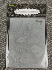 Darice Embossing Essentials Folder 1218-76 Floral Hobby Craft Scrapbooking