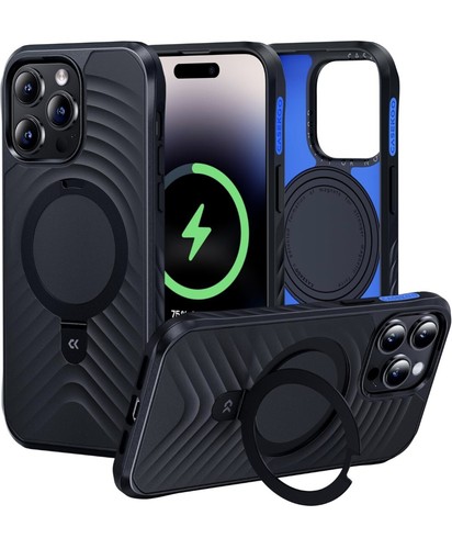 CASEKOO Magnetic Stand for iPhone 14 Pro Max Case with Invisible Kickstand NIB