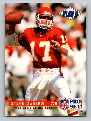1992 Pro Set #201 Steve DeBerg   Kansas City Chiefs