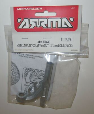 ARRMA Metal Multi Tool (5/7mm Nut Driver, 11/15mm Bore Shock