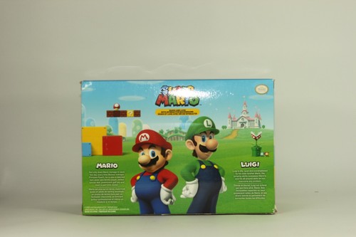 Figure di Super Mario Bros. Mario e Luigi con sfondo interattivo NUOVO - Foto 3 di 4