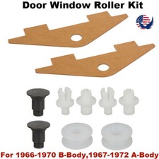For Dodge Plymouth 1966 - 1970 B-body 1967-1972 A-body Door Window Roller Kit