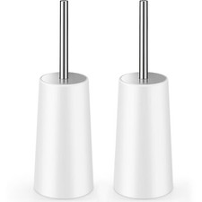 Toilet Brush And Holder 2 Pack Toilet Brush With 304 Stainless Steel Long Handle