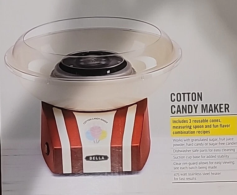 BELLA Cotton Candy Maker Machine Electric Commercial Party Carnival Vintage NEW - Image 2 of 3