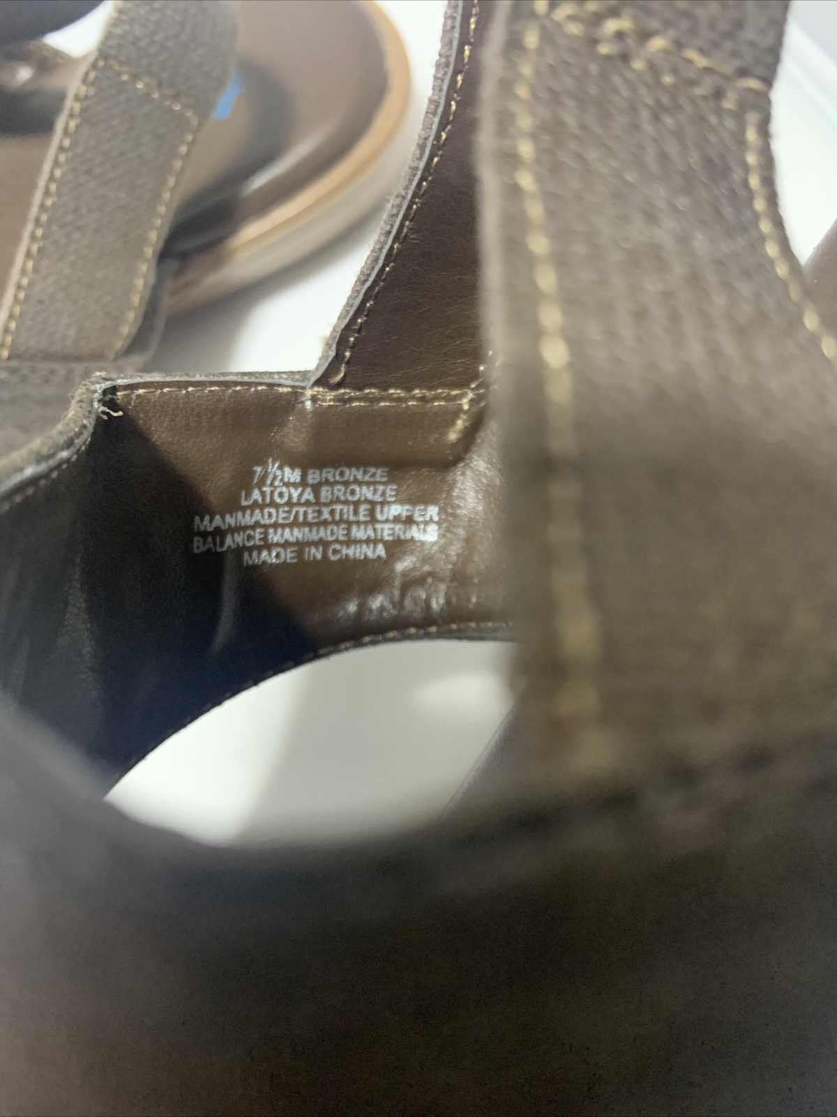 APL Sandali donna Axxiom Latoya bronzo vegan in pelle con cinturino taglia 7 5