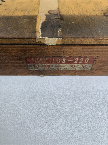 MITUTOYO NO. 103-220 MICROMETER 5-6" .0001" Resolution - Picture 5 of 7