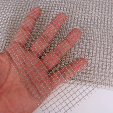 Wire Mesh Sheet Stainless Steel Woven Wire 5 Mesh No Rust Meshes Screen for DIY 