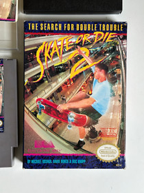Skate or Die 2: The Search for Double Trouble (Nintendo NES, 1992) CIB Complete