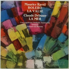 EDUARD VAN BEINUM & CGO RAVEL BOLERO DEBUSSY LA MER ETERNA ED.1 STEREO 825879 NM