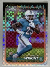 2024 Topps Chrome JAYLEN WRIGHT RC Rookie X-Fractor #239 Miami Dolphins 🔥💪🔥💪
