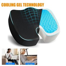 Cool Gel Seat Cushion Memory Foam Coccyx Cuhion Orthopedic Chair Pad Office Home Cool Gel Seat Cushion Memory Foam Coccyx Cuhion Orthopedic Chair Pad Office Home