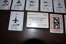Vintage US Army Aircraft Recognition Playing Cards 1979 &ndash; Flugzeug Karten Set