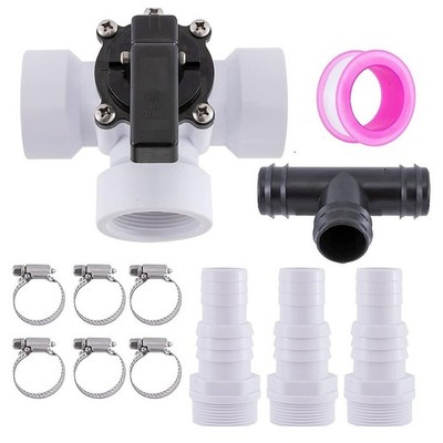 1 5 Inch Pool Diverter Valve Three Way Water Control Valve PVC Material