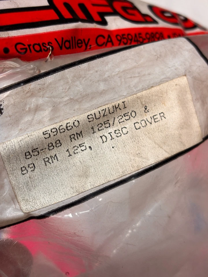 Maier Plastics Fork Disc Cover für Suzuki RM150/250 85-88 Bremsabdeckung vorne - Bild 4 von 4