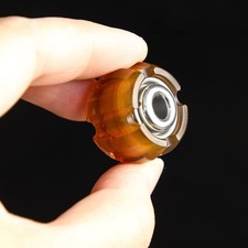 PEI Spinning Top Lanyard Bead Necklace Paracord Pendant Fidget Spinner EDC Toy