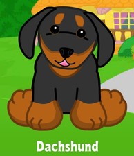 Webkinz Classic Dachshund - hm345 - Virtual Adoption Code Only