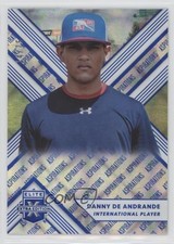 2018 Elite Extra Edition Aspirations Blue 14/75 Danny De Andrade Andrande 2id