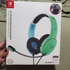 Wired LVL40 Stereo Gaming Headset with Noise Cancelling OLED for Nintendo Switch