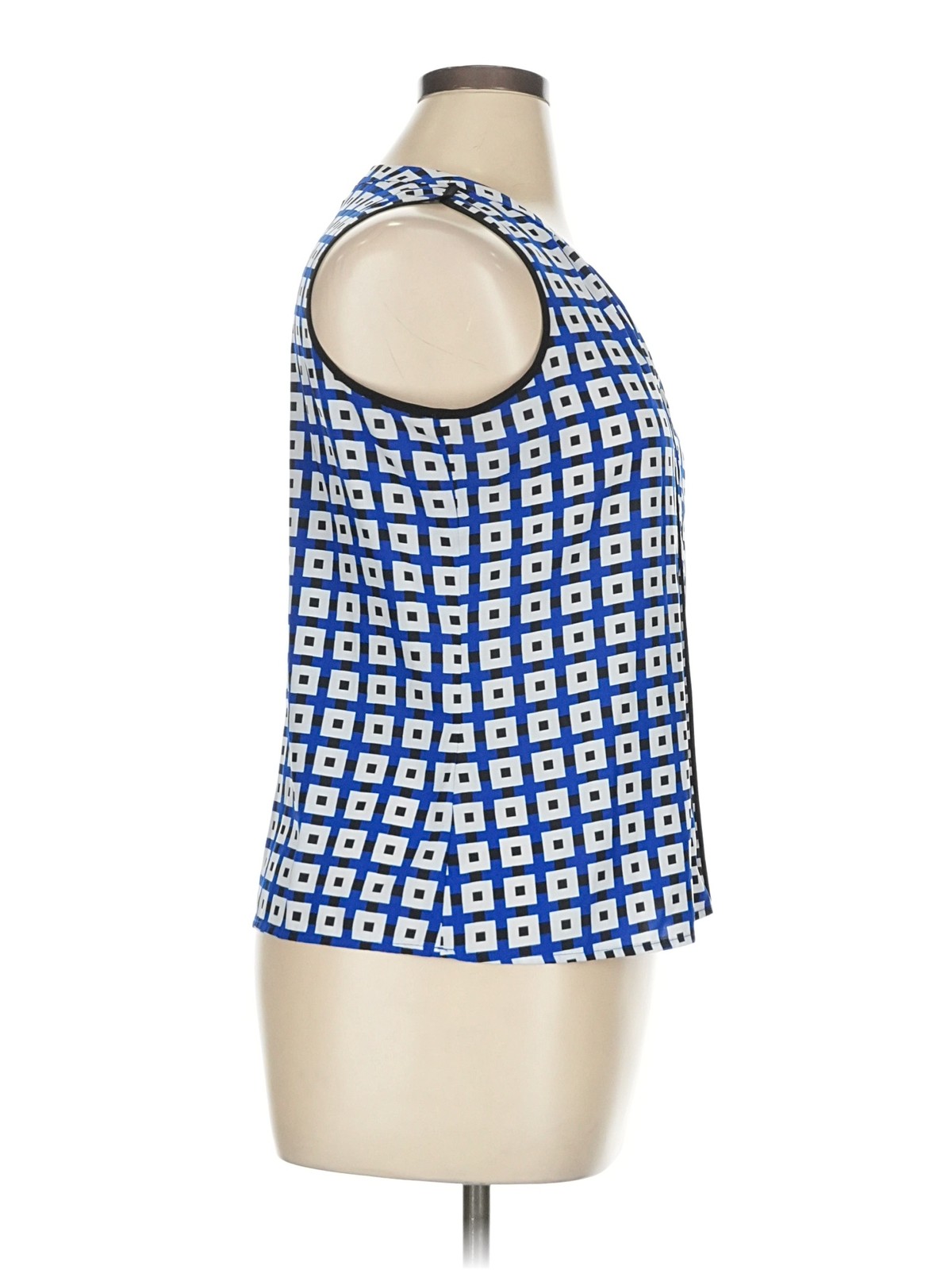 Calvin Klein Women Blue Sleeveless Blouse XL thumbnail 3