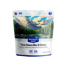 Three Cheese Mac and Cheese 28g Protein Lightweight Camping Meal Pouch