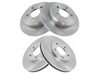 Front and Rear TRQ Brake Rotor Set fits Dodge Grand Caravan 1997-2000 69VGFC