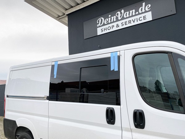 Schiebefenster Peugeot Boxer Vorne Rechts L2-L5 Ab 2006 GetöNt Echtglas Scheibe-image