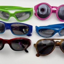 Multicoloured kids sunglasses bundle 6 pairs