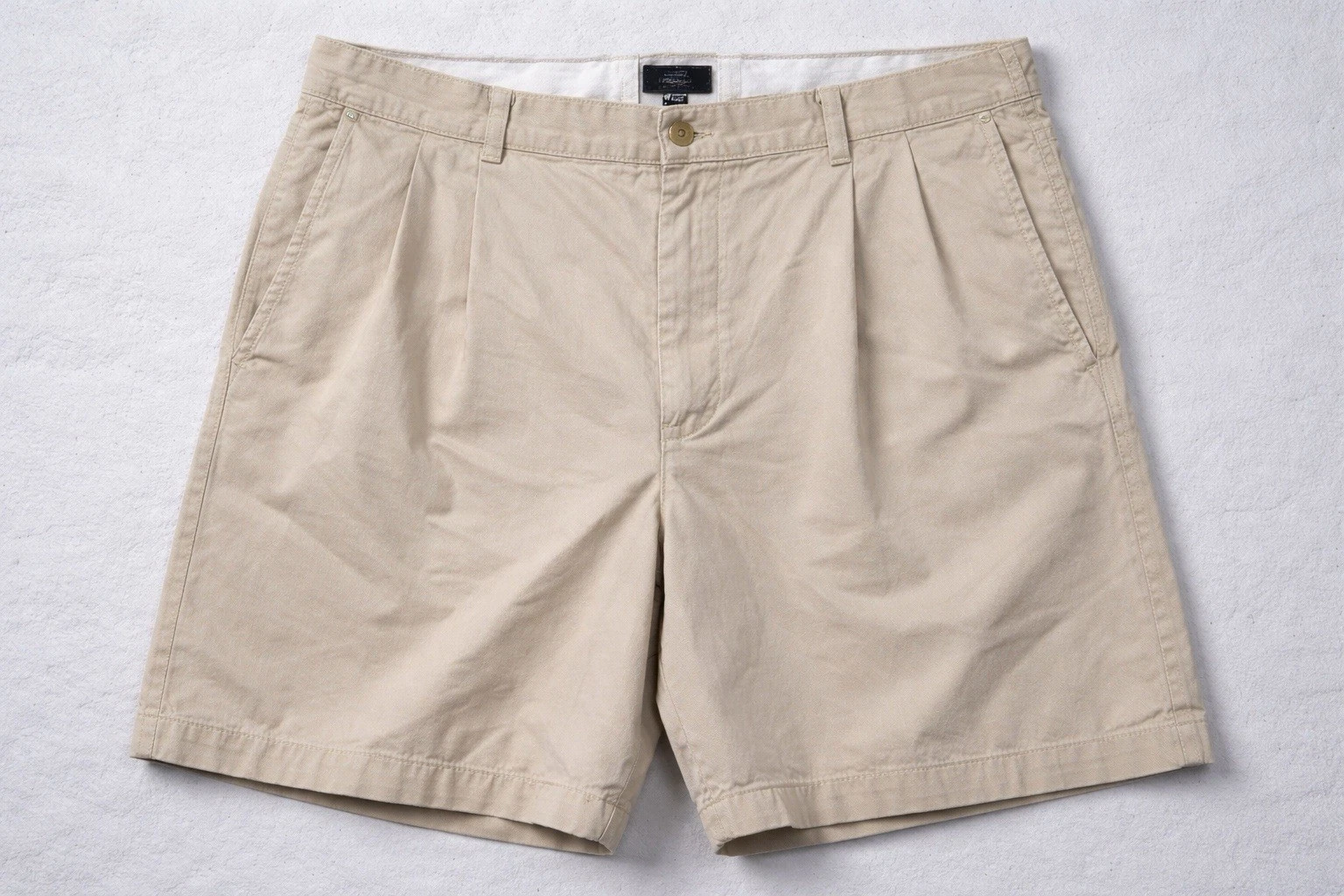 Jos A Bank Khaki Shorts Men 38 Tan Classic Chino Casual Summer