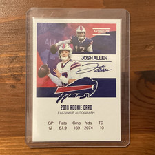 Autograph Express 2018 Josh Allen RC Rookie Card #17 Buffalo Bills