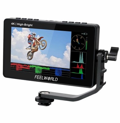 Feelworld F5 PROX 5.5'' 4K Touchscreen 1600nit HDMI Video Monitor 3D LUT Waveform