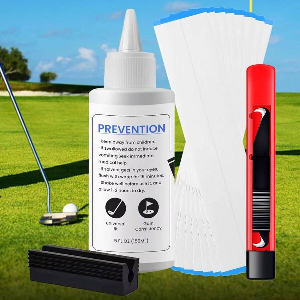 GOLF REPAIR REGRIP KIT Re Grip - Clamp - Knife - Grip Tape - 150ML Grip Solvent - Image 2 of 4