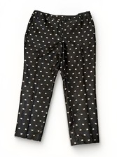 RSVP By Talbots Swan Dress Pants Size 12 Petite Black MSRP 79.99 Party Work EUC