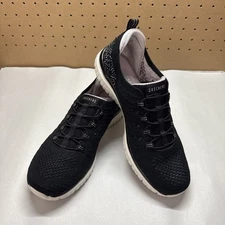 Skechers Women's Virtue - Show Runner Slip-On Black Sneaker 104437 Size US 8.5