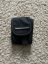 Nintendo Game Boy Advance SP Carry Case. Clip on back. Black.