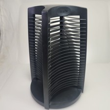 Laserline 100 Cassette Tape Carousel Rotating Spinning Storage Tower Rack Case