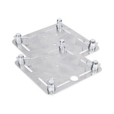 12"x12" 6mm Lighting Stand Square Aluminum Trussing Base Plates Pair