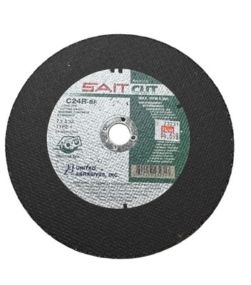 Sait 7'' x 3/32'' x 5/8'' Masonry Cut-Off Wheel C24R-BF USA Made