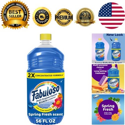 56oz Spring Fresh Multi-Purpose Floor Cleaner   No Rinse, Residue Free Formula