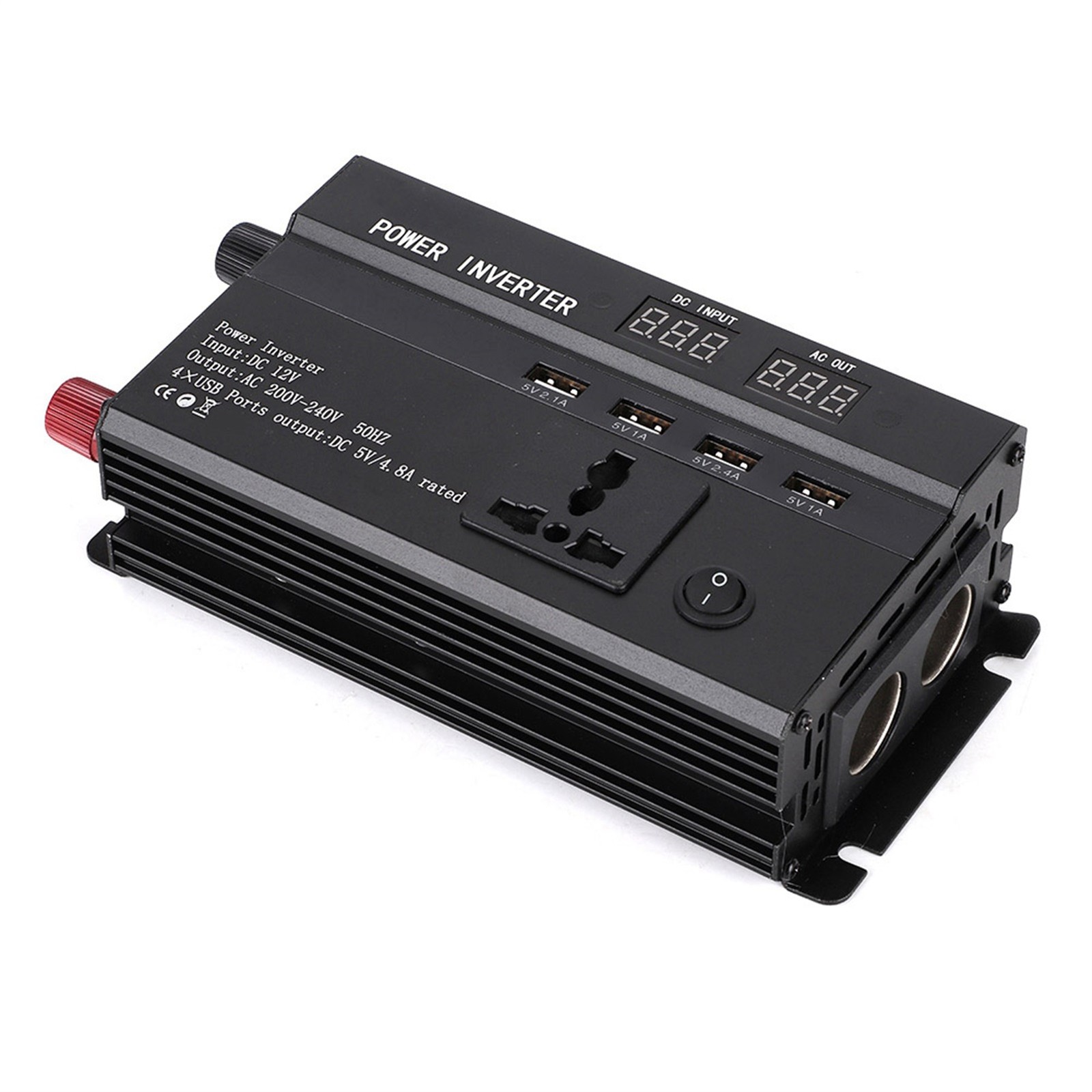 Car Inverter 3000W 12V To 220V Car Power Inverter Converter With LCD