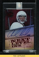 2012 Press Pass Fanfare Next Level Ink Red 1/25 Andrew Luck Auto READ uk2
