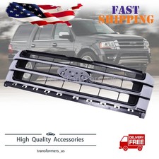 For Ford Expedition 2015 2016 2017 Chrome Front Bumper Upper Grill Abs Grille Us For Ford Expedition 2015 2016 2017 Chrome Front Bumper Upper Grill Abs Grille Us