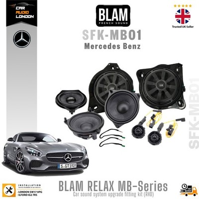 Mercedes Benz C E GLC S Class Plug & Play Speaker Upgrade BLAM RELAX SFK-MB01