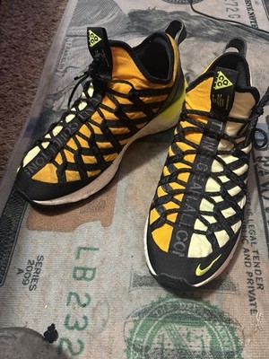Nike ACG React Terra Gobe Men's 10.5 Sneaker Barely Volt Synthetic BV6344-701